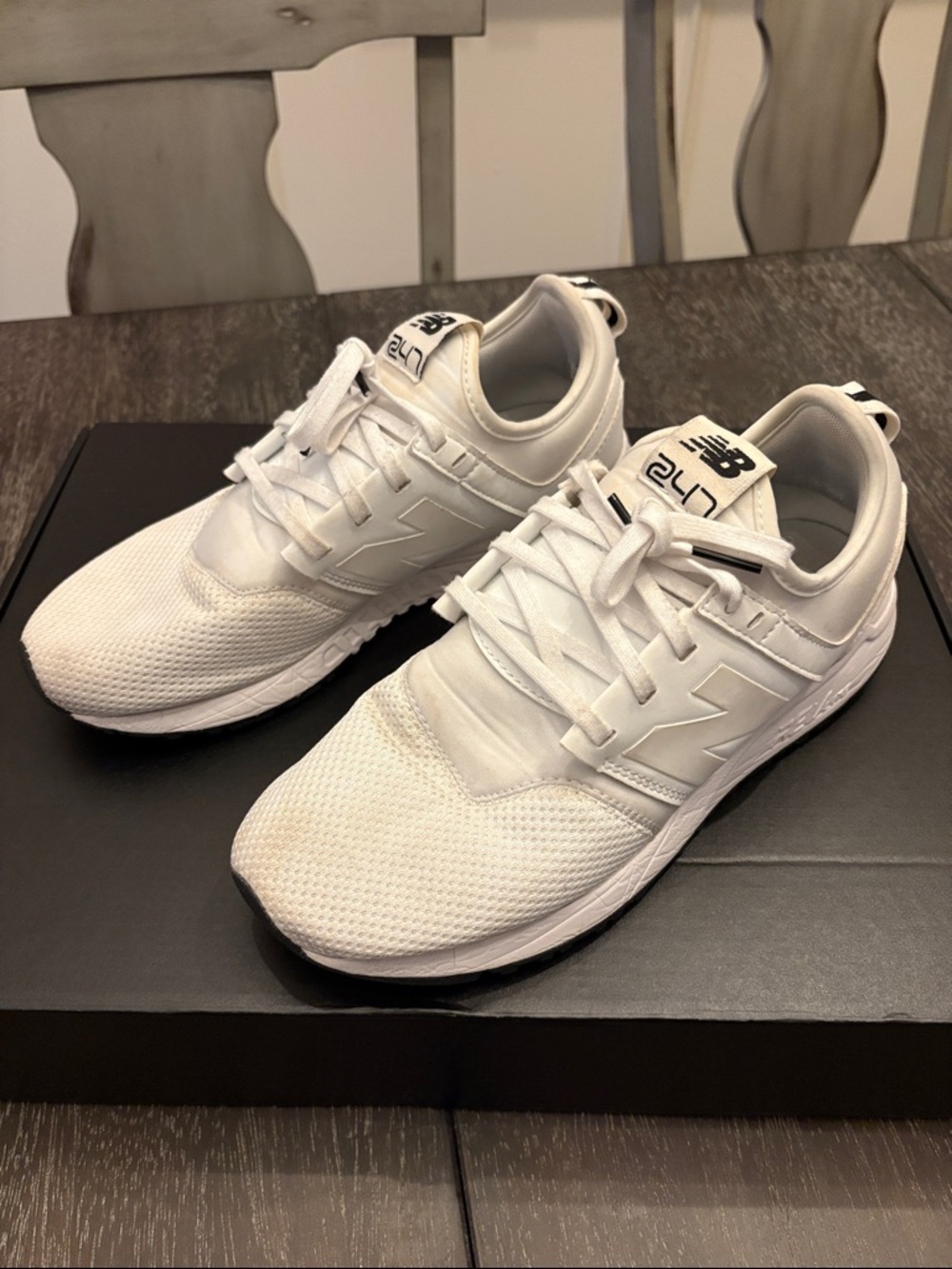 New Balance Women's All-White Athletic Sneakers